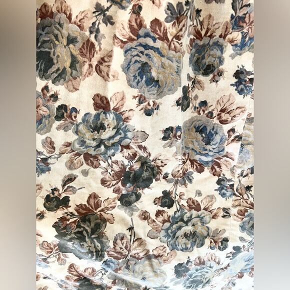 Vintage dark academia dark romantic velvet skirt floral fall winter cottagecore - Picture 2 of 8